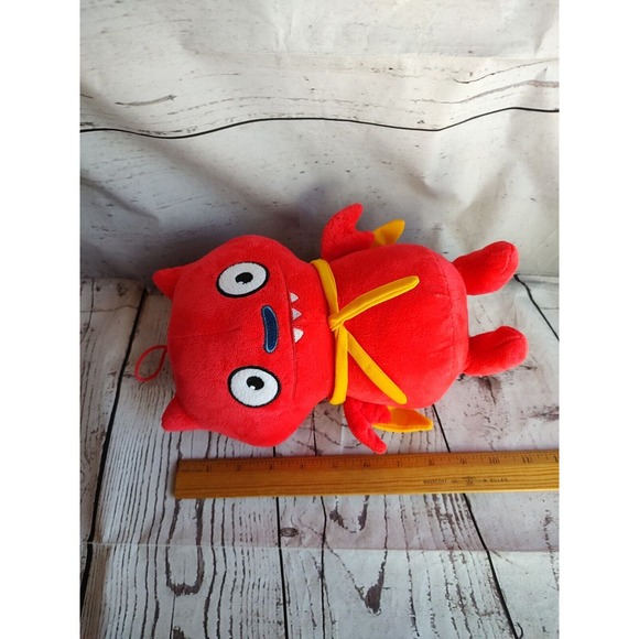 UglyDolls Bat Vampire Red w Yellow Cape 10" Plush Toy Stuffed Animal - Picture 2 of 5